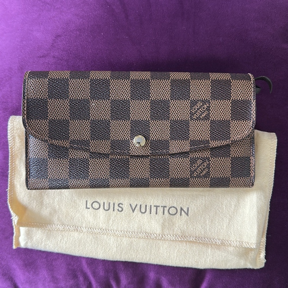 Emilie Wallet Damier Ebene